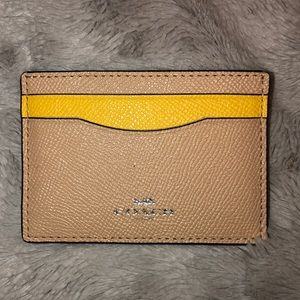 Coach card holder